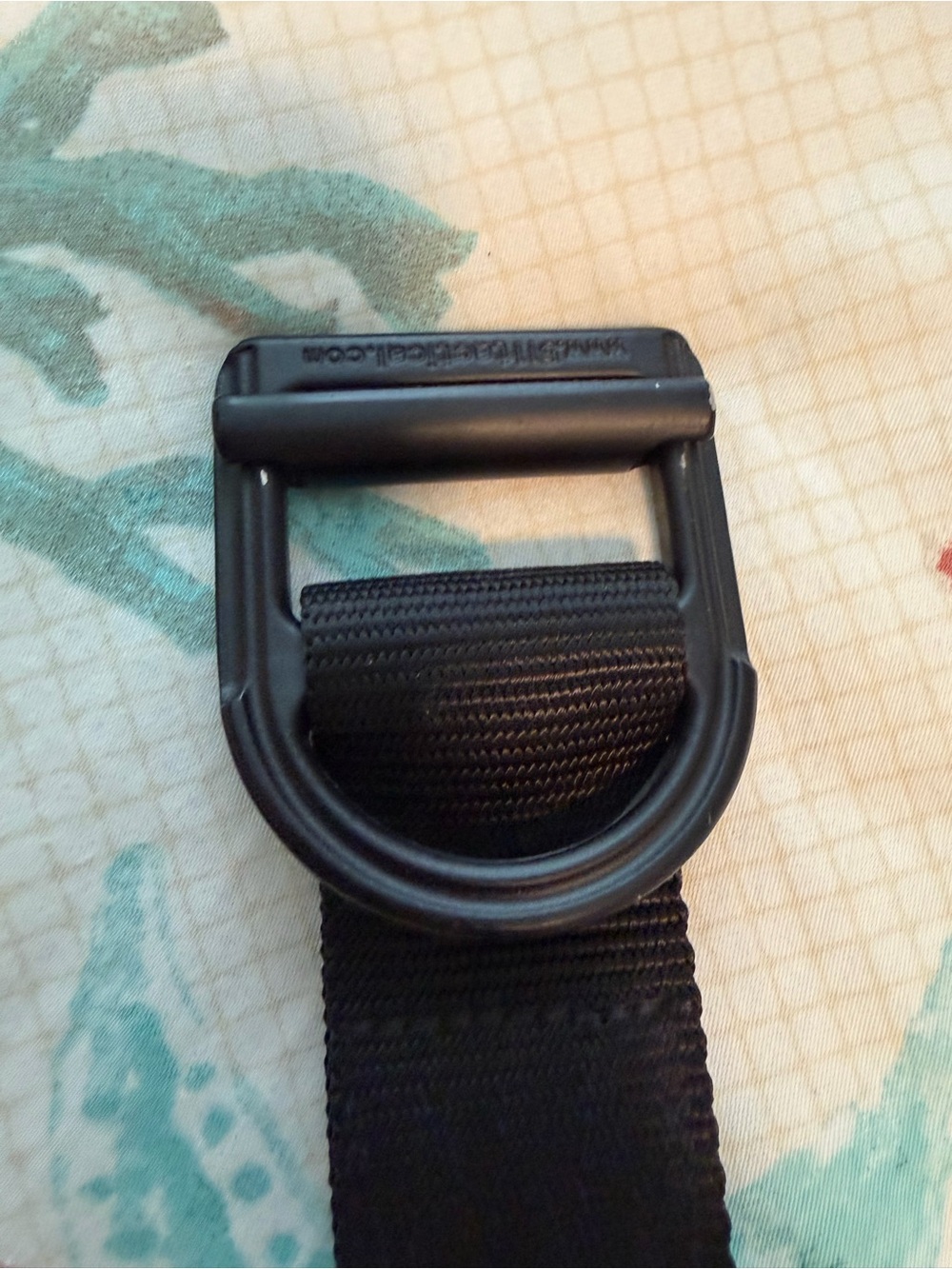 5.11 Tactical Black Webbing Belt with D-Ring